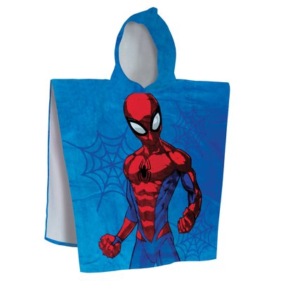 Cape de bain imprimée 100% coton, HERO SPIDER-MAN