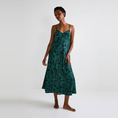 Robe nuisette longue satin La Redoute