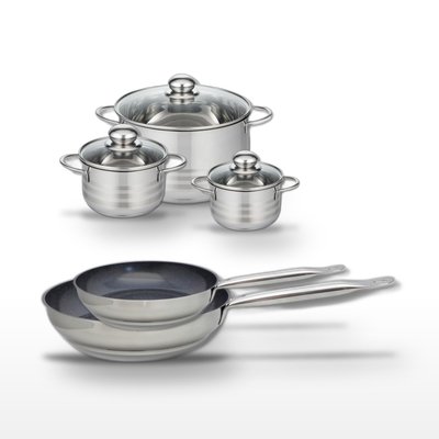 2 poêles 24/28cm + 3 faitouts 12/14/20cm PROFI THERM PLATINUM ELO