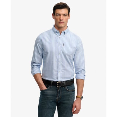 Chemise Oxford Essentielle à Manches Longues SUPERDRY