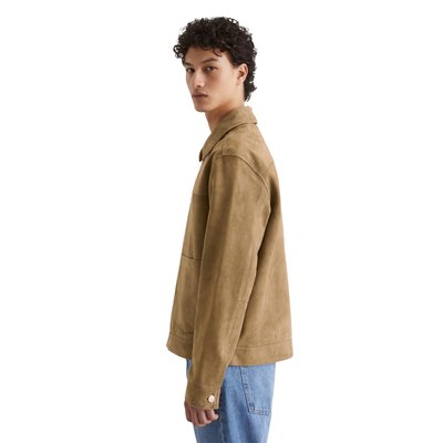 Veste en cuir régulière en cuir de chèvre souple MARC O’POLO DENIM