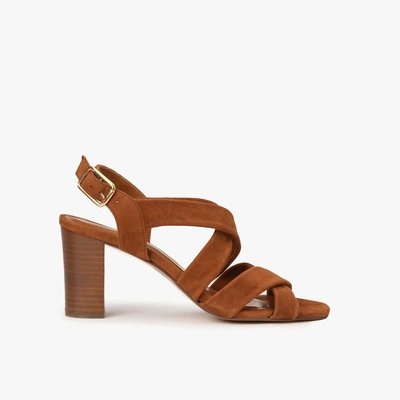 Sandale cuir velours FLAVIA MAISON TOUFET