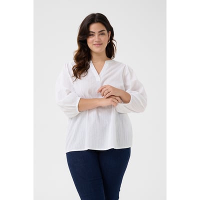 Blouse with long sleeve KAFFE CURVE