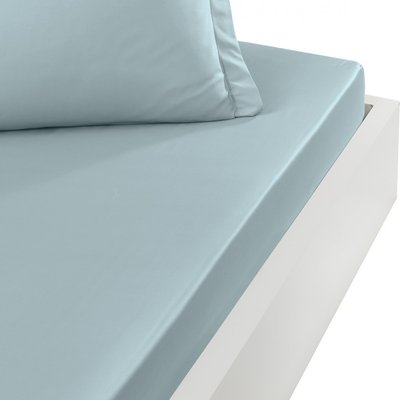 Drap housse en percale de coton bonnet 30 cm SOFT PERCALE SENSEI MAISON