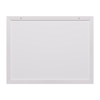 Miroir de salle de bain rectangulaire en MDF blanc, CHARM SENSEA