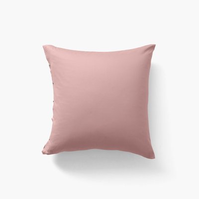 Taie d'oreiller rectangulaire satin de coton lavé bio QUARTZ CARRE BLANC