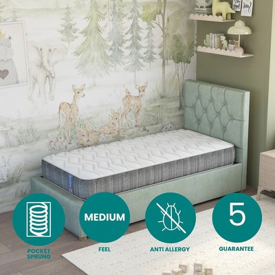 Kids & Teenagers Pocket Sprung Memory Support Mattress ASPIRE