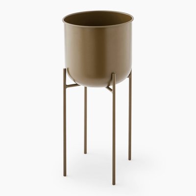 Cache-pot avec pieds à poser, 45x19cm, en métal MONOPRIX