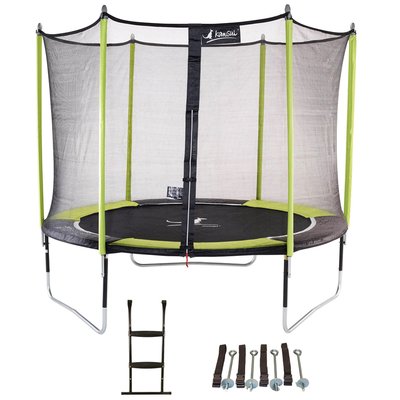 Trampoline Jumpi Taupe/Vert 300 KANGUI