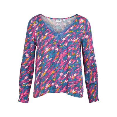 Blouse imprimée, col V VILA