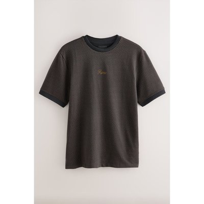 T-shirt jacquard habillé à motif NEXT