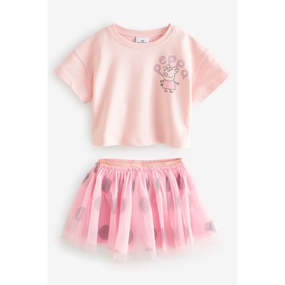 Jupe et t-shirt peppa pig, ensemble NEXT