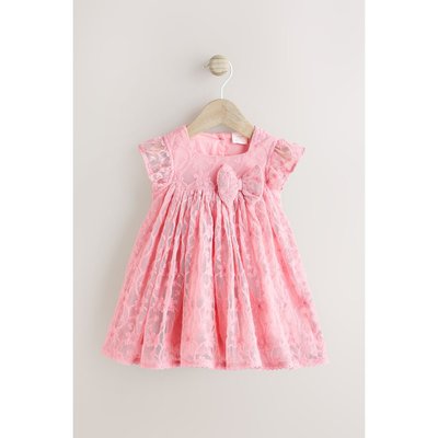Robe bébé en tulle brodé avec nœud NEXT