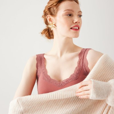 Top à bretelles en dentelle PROMOD