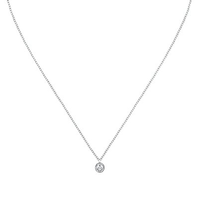 Collier en argent 925 et oxyde de zirconium CLEOR