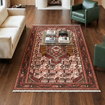 Tapis d'orient oriental, noué main en laine, HAMADAN 10 UN AMOUR DE TAPIS