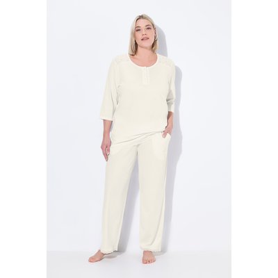 Pyjama à col rond et manches 3/4 ULLA POPKEN