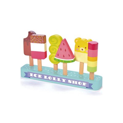 Glaces factices en bois Boutique sucette glacée TENDER LEAF TOYS