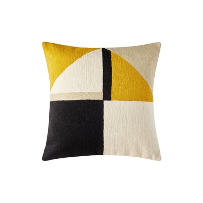 Housse de coussin en Broderie de laine au point de chaînette  TRIAGO MADURA