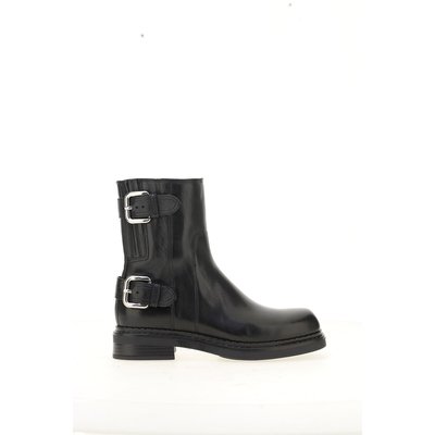 Bottines en cuir à boucles MJUS