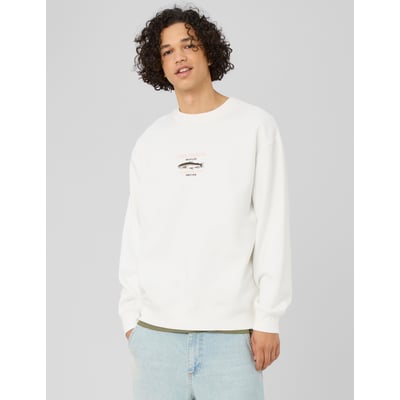 Sweat broderie poitrine BZB