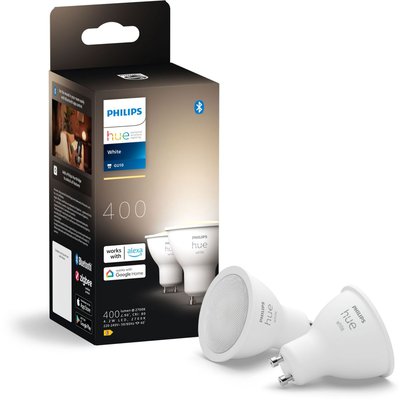 Ampoule LED connectée Hue White 5.5W GU10 X2 PHILIPS