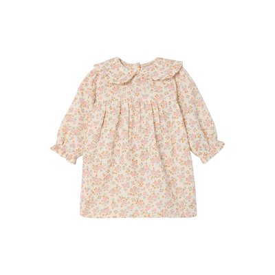 Robe fleurie en gaze de coton VERTBAUDET