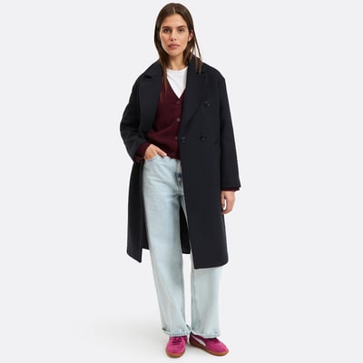 Manteau drap laine mélangée, Signature BARNABE LA REDOUTE COLLECTIONS