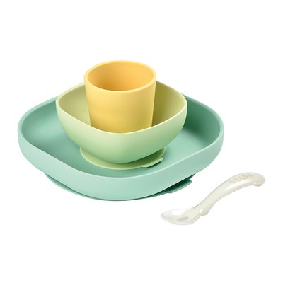 Conjunto de louça em silicone, 4 peças BEABA