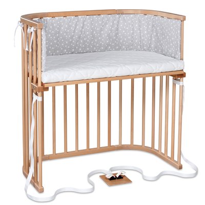Berceau Cododo Boxspring Naturel laqué BABYBAY