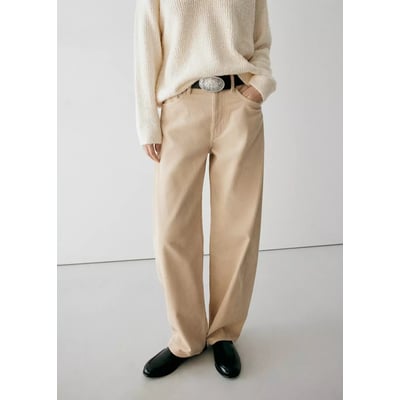 Pantalon ballon en velours côtelé MANGO