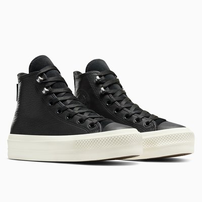 Converses cuir femme discount