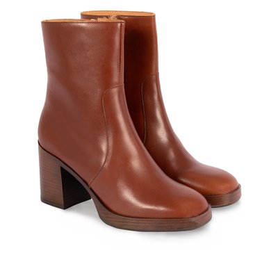 Bottines plateforme cuir JULES & JENN