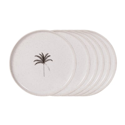 Assiette plate Palm 27 cm (lot de 6) TABLE PASSION
