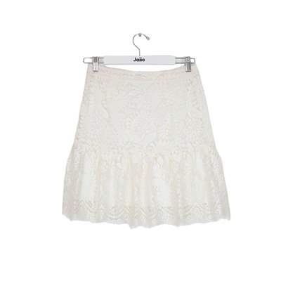 Jupe blanche coton La Redoute