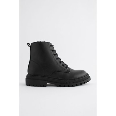 Bottines fourrées à lacets coupe classique NEXT