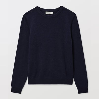 Pull uni col rond en 100% cachemire MONOPRIX