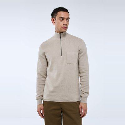 Pull col camionneur en mélange coton et cachemire MONOPRIX