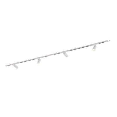Kit 2 rails + 4 spots LED orientables - LYNE KOSILUM