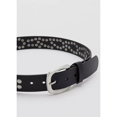 Ceinture cloutée en cuir MANGO