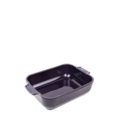 Appolia Plat four céramique rectangle aubergine 25 cm - 10" PEUGEOT
