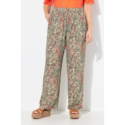 Pantalon Rose en crêpe, imprimé crocodile ULLA POPKEN