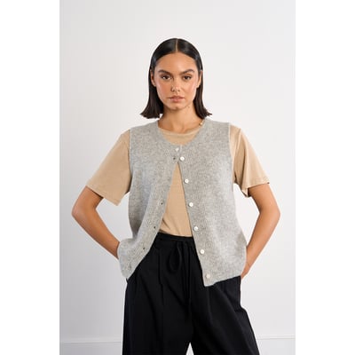 Gilet sans manches, boutonné LILI SIDONIO