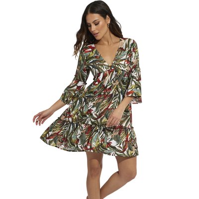 Robe OPÉRA plage manches trois-quarts Galapagos SELMARK MARE