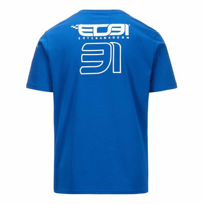 T-shirt de Formule 1 Enfant Ardlo Ocon Bwt Alpine F1 Team KAPPA