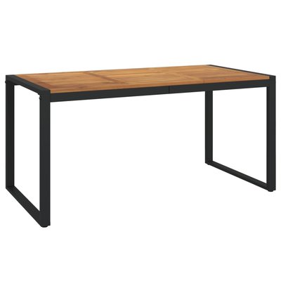 Table de jardin en acacia extérieure HOME MAISON