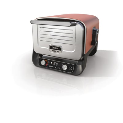 Four à pizza électrique Woodfire OO101EU orange inox, 1 pizza 30 cm, préchauffage 15 min, jusqu'à 370°C NINJA
