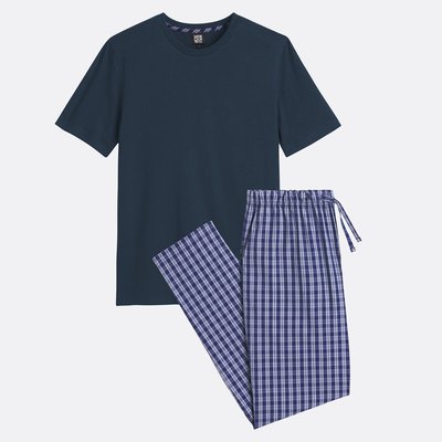 Pyjama coton pantalon à carreaux LA REDOUTE COLLECTIONS