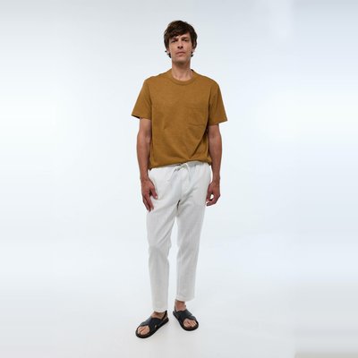 Pantalon taille élastiquée en coton BIO GOTS MONOPRIX