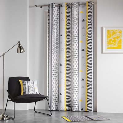 Rideau a oeillets Yellow Mix DOUCEUR D'INTÉRIEUR
